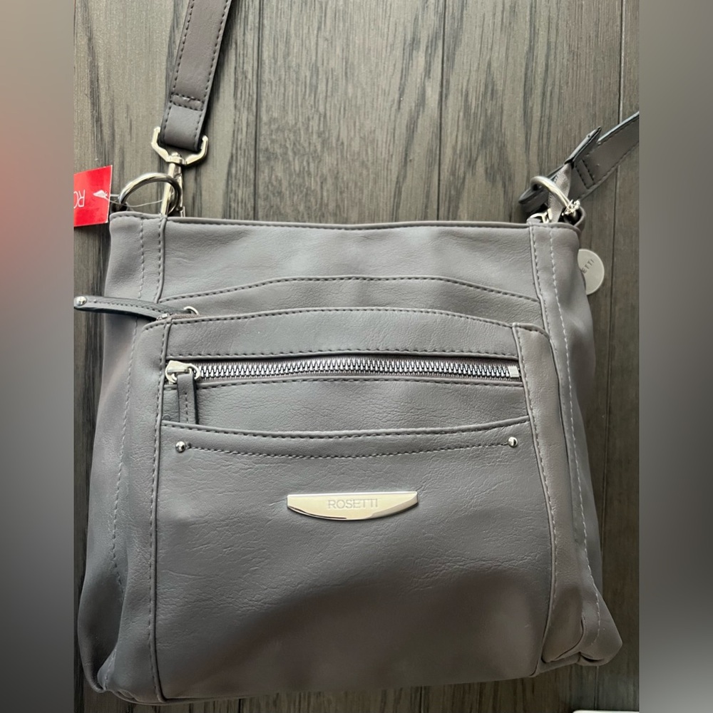 Rosetti Taryn Double Handle Handbag- Charcoal